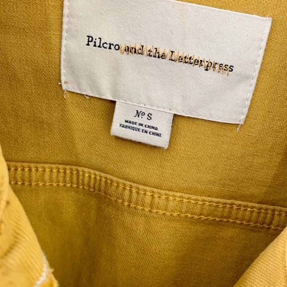 Pilcro and the letterpress yellow denim jacket - Picture 10 of 13